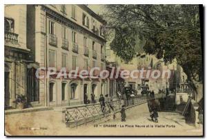 Old Postcard Grasse Place Neuve And The Old Gate
