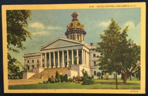 Postcard Used State Capital Columbia SC LB