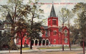 Spartanburg South Carolina First Presbyterian Church Antique Postcard K46309