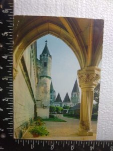 Postcard - La Collégiale Saint-Ours - Loches, France