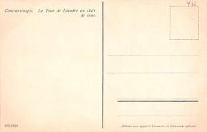 Constantinople Turkey Postcard La Tour de Leandre au clair de lune Constantin...