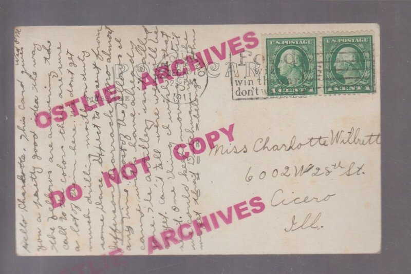 St. Louis MISSOURI RPPC 1917 U.S. ARMY Soldiers Marching JEFFERSON BARRACKS WW1