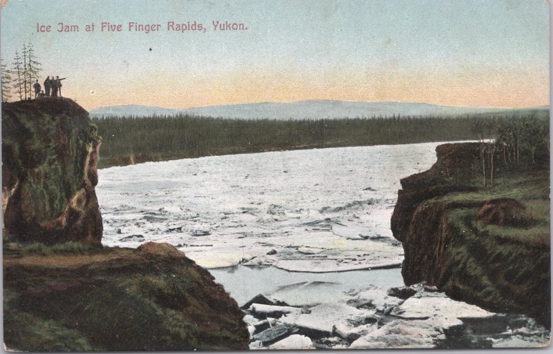 Ice Jan at Five Finger Rapids, Yukon - Alaska - 1909