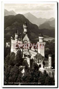 Old Postcard Schloss Neuschwanstein Hohenschwangau U