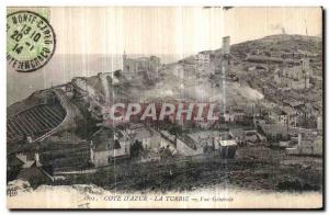 Old Postcard Cote D Azur La Turbie Vue Generale