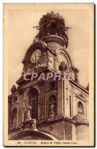 Postcard Old Belfry of Nantes & # 39Eglise Holy Cross
