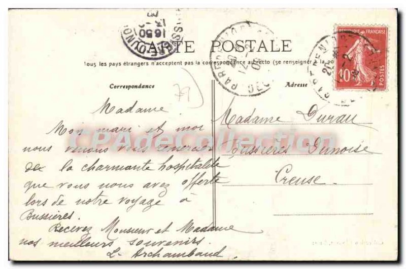 Old Postcard Niort Panoramic view