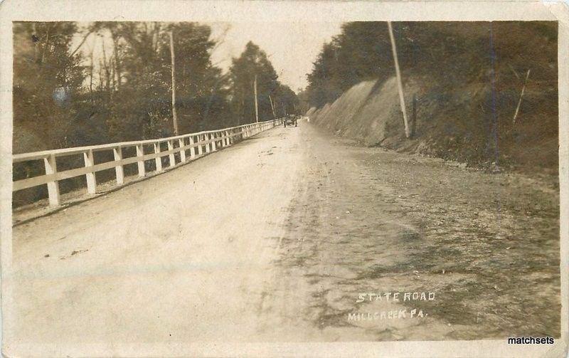 1909 State Road Millcreek Pennsylvania RPPC real photo postcard 3094