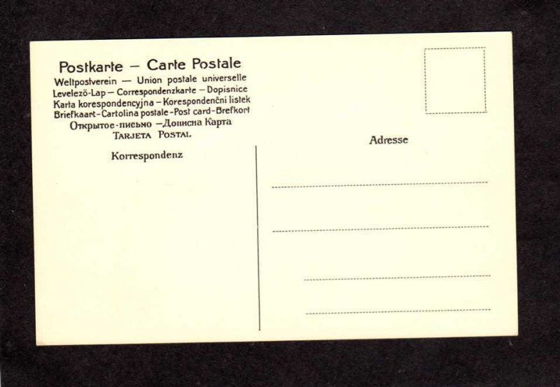 German Zeppelin Dirigible Airship Blimp Hansa Carte Postal Postkarte Postcard