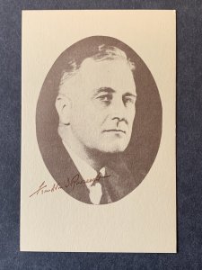 Franklin D. Roosevelt Litho Postcard H1283092644