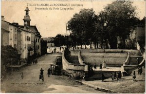 CPA VILLEFRANCHE-de-ROUERGUE - Promenade du Petit Languedoc (113177)