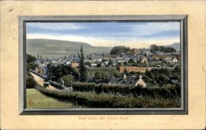Clyro Wales Clyro Road Birdseye View c1900-20s Vintage Postcard
