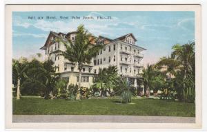 Salt Air Hotel West Palm Beach Florida 1920c postcard