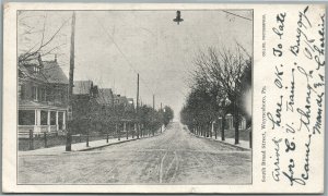 WAYNESBORO PA SOUTH BROAD STREET ANTIQUE POSTCARD
