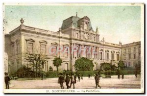 Old Postcard The Prefecture Montpellier