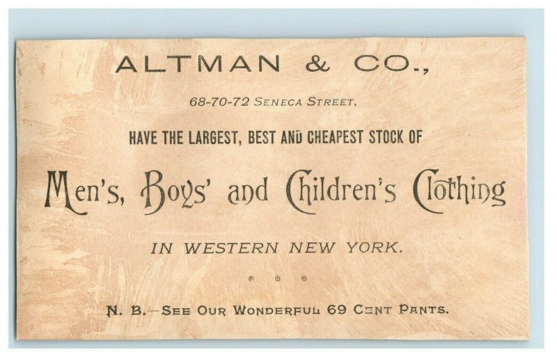 1870s-80s Altman & Co. Children's Clothing Cute Girls Pet Chicken Lot Of 2 P215