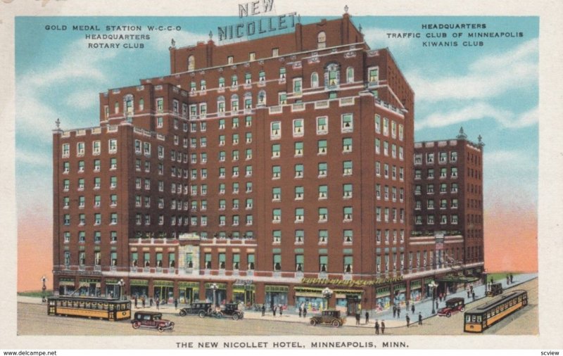 MINNEAPOLIS , Minnesota , 1900-10s ; The New Nicollet Hote