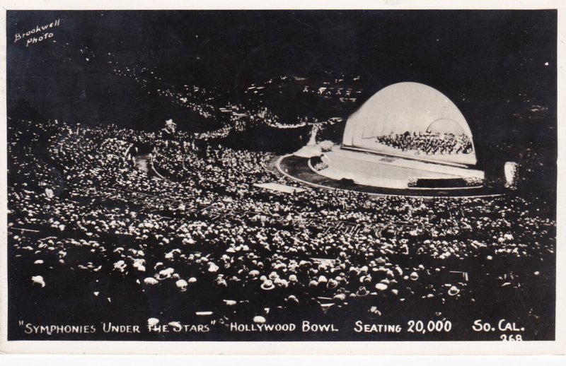 California Hollywood The Hollywood Bowl Symphonies Under The Stars"...