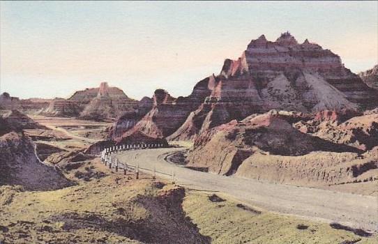 The Foot Of Cedar Pass Vampire Peak The Badlands Nat Monument South Dakota Ha...