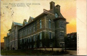 Vtg 1906 Physical Laboratory Lehigh University South Bethlehem PA Postcard