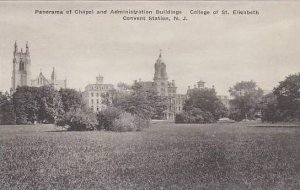 New Jersey Convent Station Panorama Of Chapel And Administration Buildings Co...