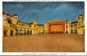 Illinois Chicago Aragon Ballroom Interior View 1950