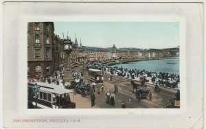 Isle Of Man; The Promenade, Douglas PPC To Miss Cutting, Halesworth, 1909 PMK 