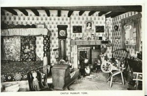 Yorkshire Postcard - Castle Museum, York - Moorland Cottage, Interior Ref TZ6863