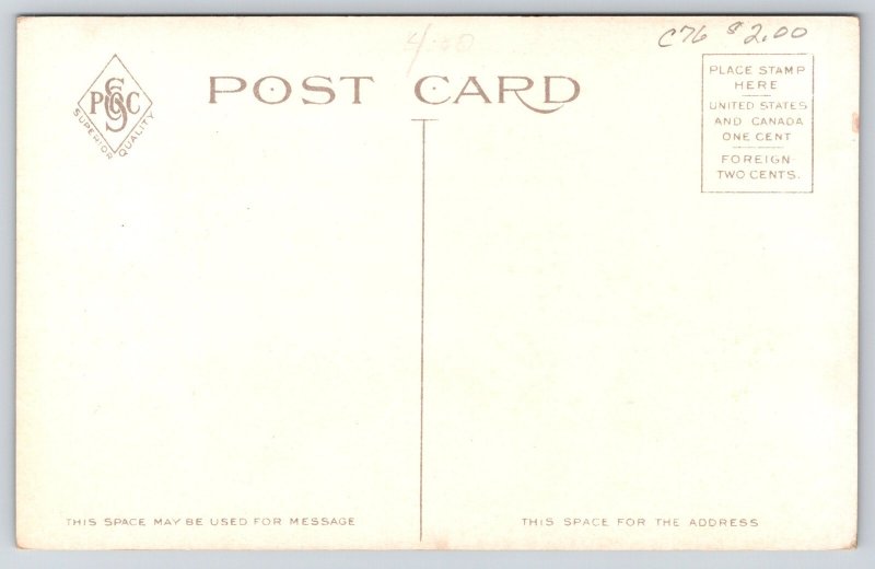 Dayton Ohio~Algonquin Hotel & Main Street~c1910 Postcard