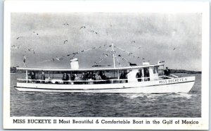 Postcard - Miss Buckeye II in the Gulf of Mexico