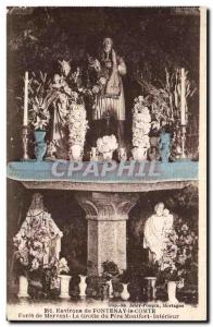 Old Postcard From Around Fontenay Le Comte Mervent Foret De La Grotte Du Pere...
