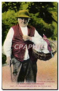 Old Postcard Normandy Picturesque In march