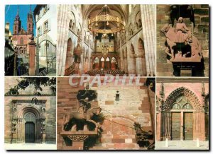 Modern Postcard Das Basler Munster Frontansicht