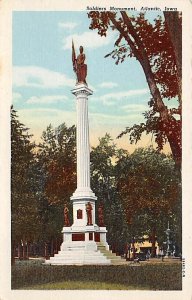 Soldiers Monument Atlantic, Iowa