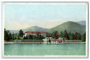 c1920 Fort William Henry Hotel Lake George New York NY Vintage Antique Postcard