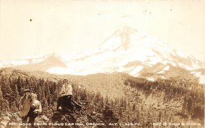 J19/ Cloud Cap Inn Oregon RPPC Postcard c1930s Mt Hood People  65