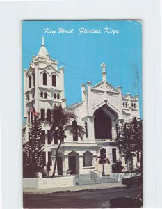 Postcard St. Paul's Episcopal Church, Florida Keys, Key West, Florida