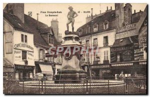 Postcard Old Place Francois Rude Dijon The Bareuzai