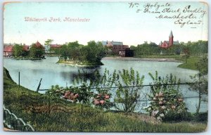 Postcard - Whitworth Park - Manchester, England