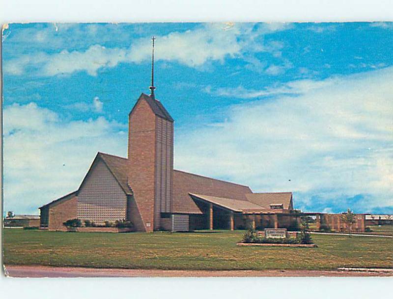 1950's CHURCH SCENE Ganado Texas TX p4483 | United States - Texas ...