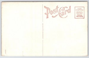 French Lick Springs Hotel~Big Planter in Hot Pluto Buffet Interior~1920s PC