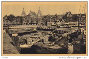 Centraal Station, Amsterdam (North Holland), Netherlands, 1900-1910s