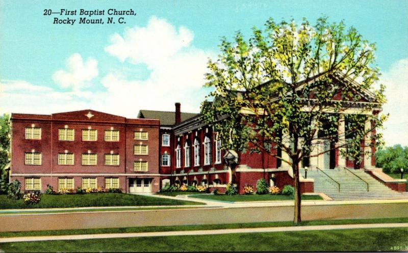 North Carolina Rocky Mount First Baptist Church Curteich