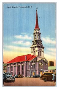 North Church Portsmouth New Hampshire NH LInen Postcard R27