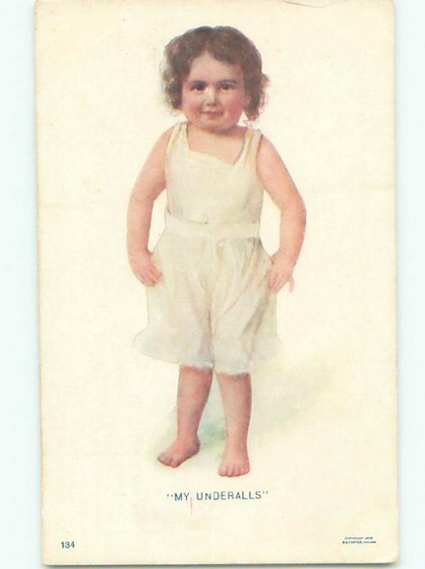 Divided-Back CHILDREN SCENE Great Postcard AA5797