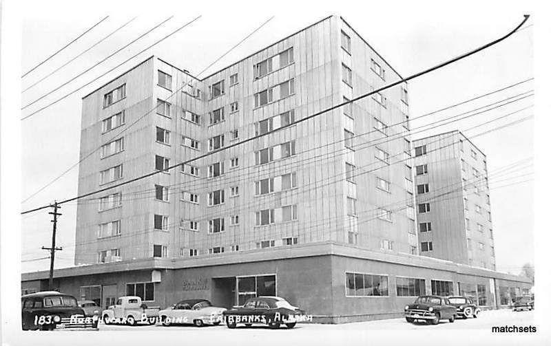 1950's FAIRBANKS, ALASKA Northward Building #183 RPPC Postcard 9845