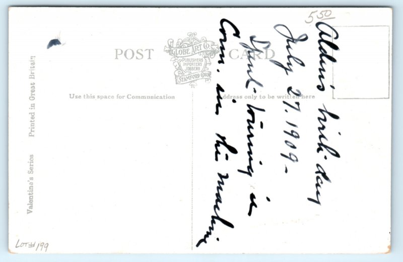 CT Stamford Connecticut Ferguson Library Postcard