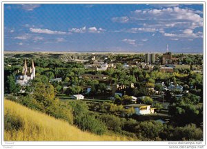 Aerial View, Medicine Hat, MEDICINE HAT, Alberta, Canada, 50-70´s