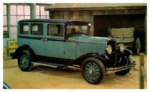1928 Desoto Six Cars in North Carolina Transportation Museum Postcard