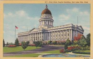 Utah Salt Lake City State Capitol Building Curteich